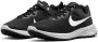 Nike Revolution 6 FlyEase gemakkelijk aan en uit te trekken hardloopschoenen voor dames (straat) Zwart - Thumbnail 1