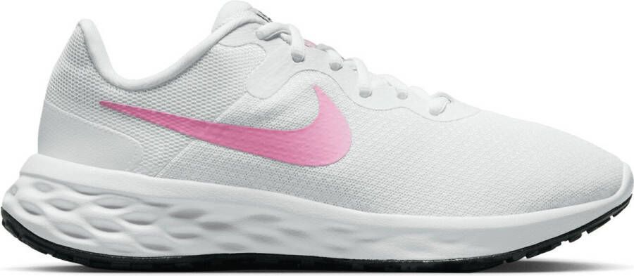 Nike revolution 6 hardloopschoenen wit roze dames