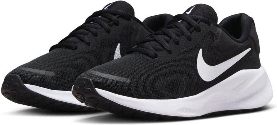 Nike Revolution 7 dames hardloopschoenen Zwart Uitneembare zool