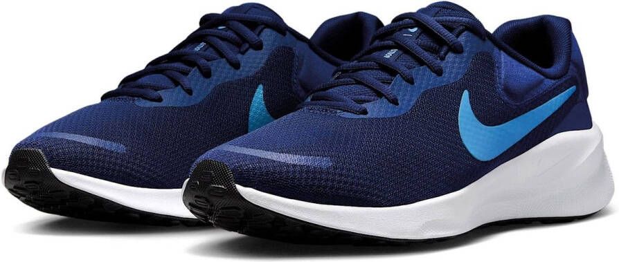 Nike revolution 7 mens road r in de kleur blauw