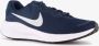 Nike Revolution 7 FB2207-400 Mannen Marineblauw Hardloopschoenen - Thumbnail 4