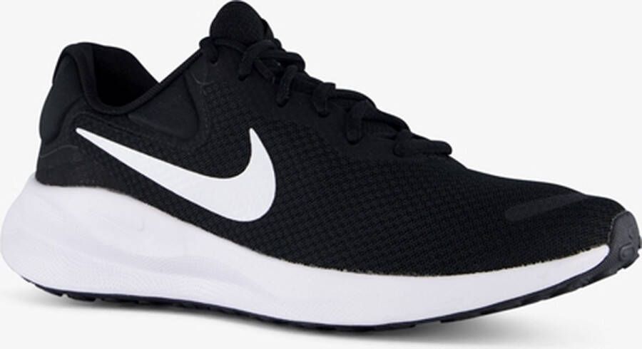 Nike Revolution 7 heren hardloopschoenen Zwart Uitneembare zool - Foto 1