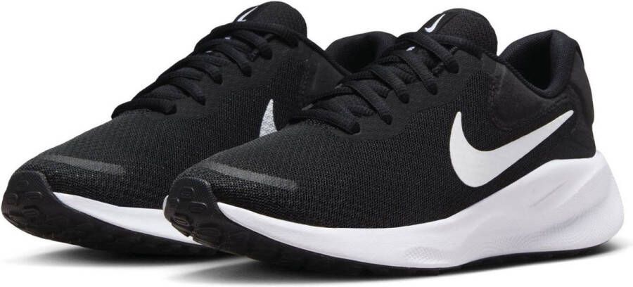 Nike Revolution 7 dames hardloopschoenen Zwart Uitneembare zool