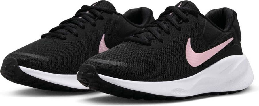 Nike Revolution 7 dames hardloopschoenen Zwart Uitneembare zool