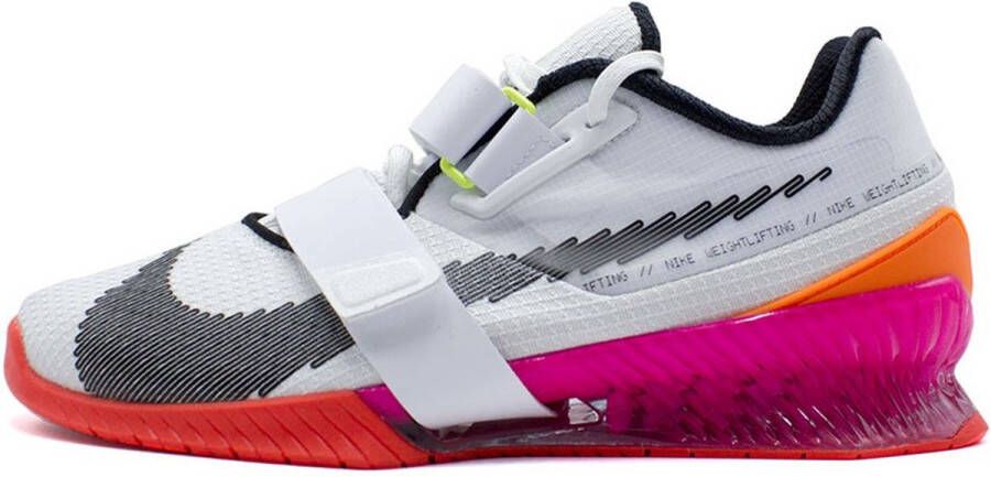 Nike Romaleos 4 SE Gewichthefschoen White Black Bright Crimson Pink Blaster Heren