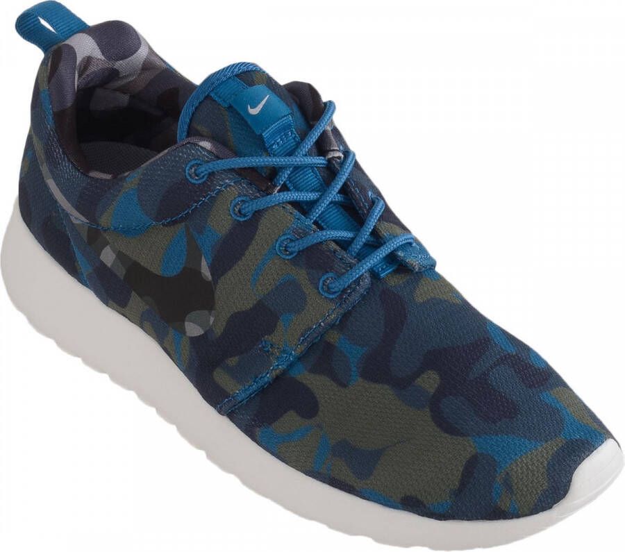 Nike Roshe One Print Sneakers Dames Blauw Groen