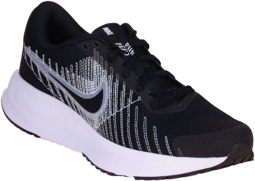 Nike Run Defy Black White-Wolf Grey Sneaker