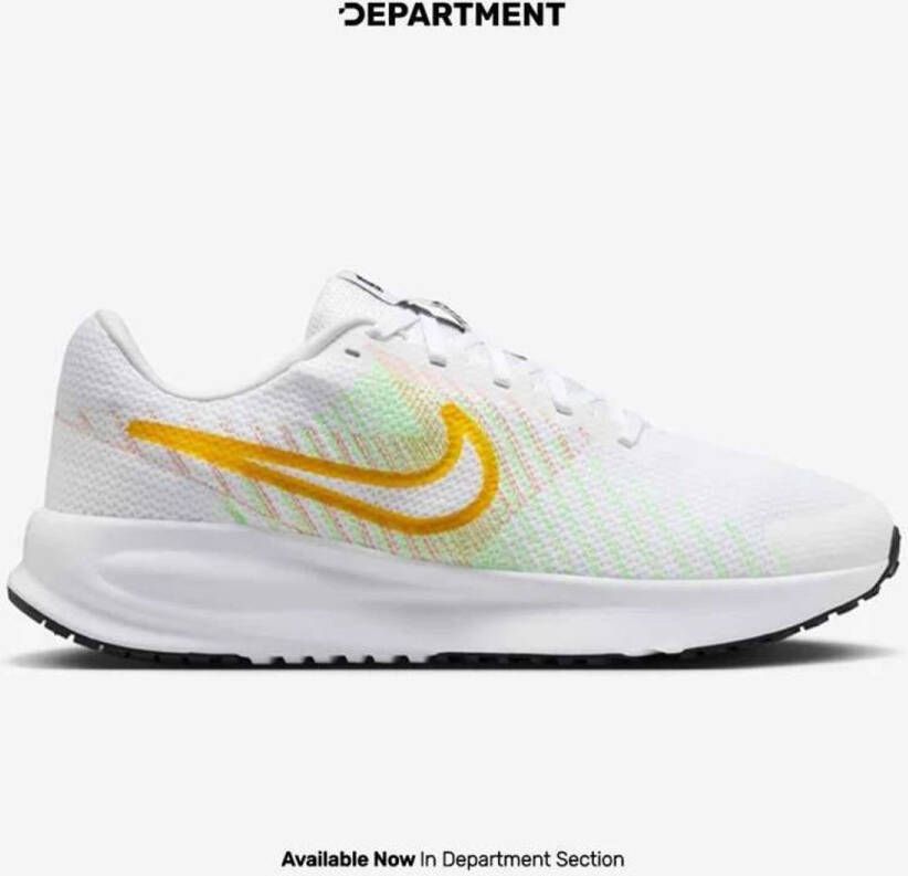 Nike Run Defy Heren Hardloopschoen Wit Groen Doos Zonder Deksel