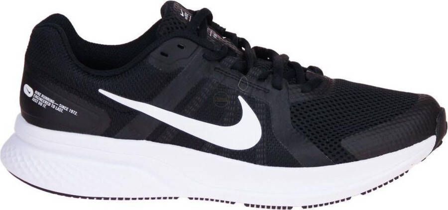 Nike Run Swift 2 nen Sportschoenen Black White-Dk Smoke Grey
