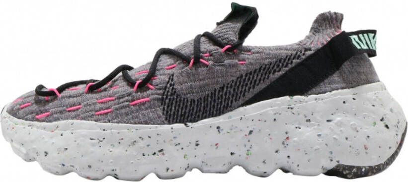 Nike s pace Hippie 04 Limited Edition Heren Sneaker Smokey Grijs Zwart-Roze LET OP! Doos Zonder Deksel