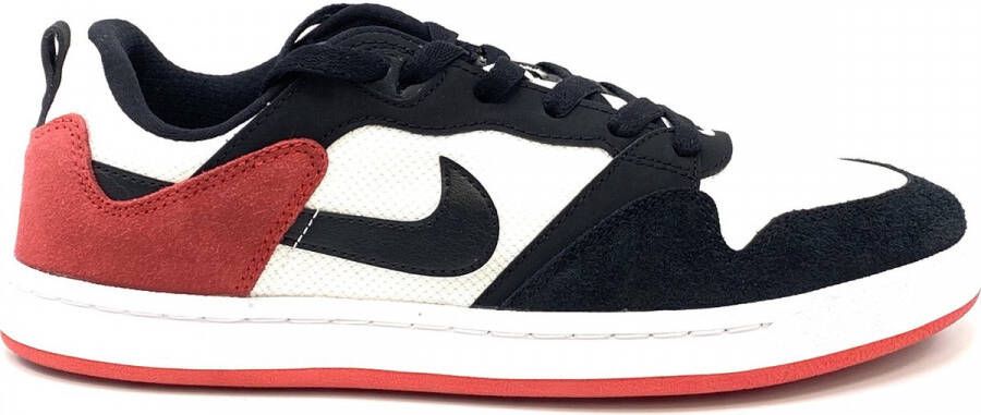 Nike SB Alleyoop (White Black-University Red) Sneakers Heren