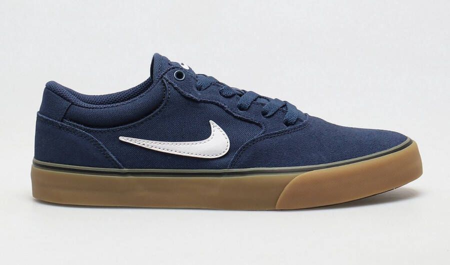 Nike SB Chron 2 Skateschoen Navy Navy Gum Light Brown White