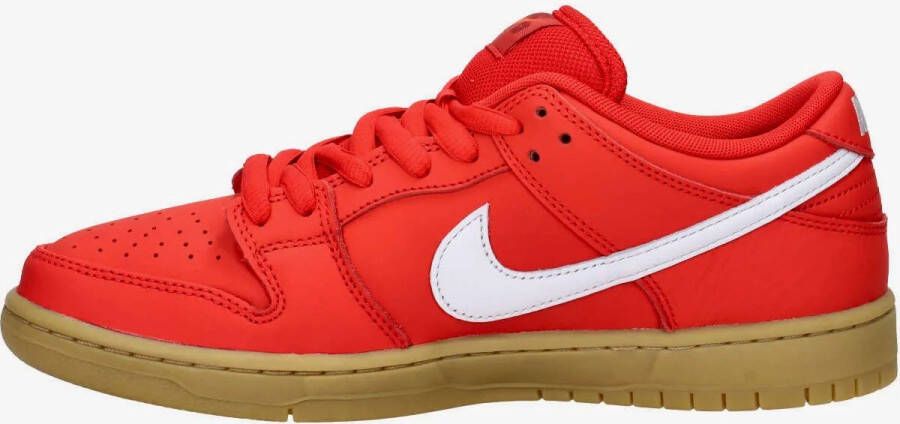 Nike SB Dunk Low Pro Iso Schoen (university red gum)