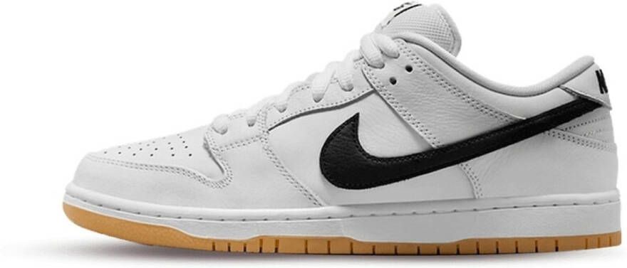 Nike SB Dunk Low Wit Zwart Gum Sneakers Unisex