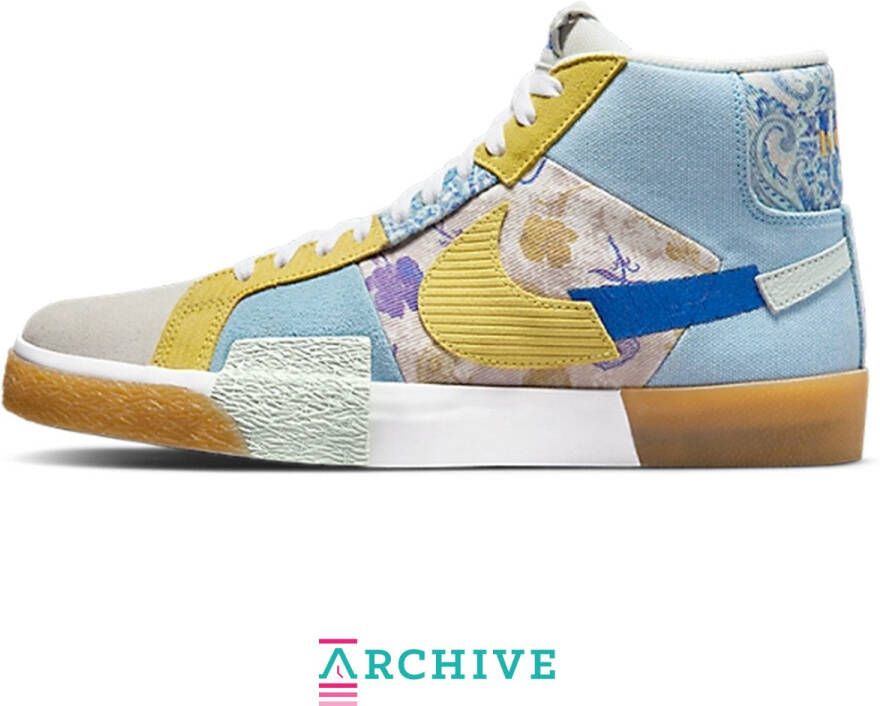 Nike SB Zooom Blazer Mid Edge Floral Paisley 'Boarder Blue' ''