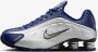 Nike Shox R4 Blauw Zilver Zwart Sneakers Dames - Thumbnail 1