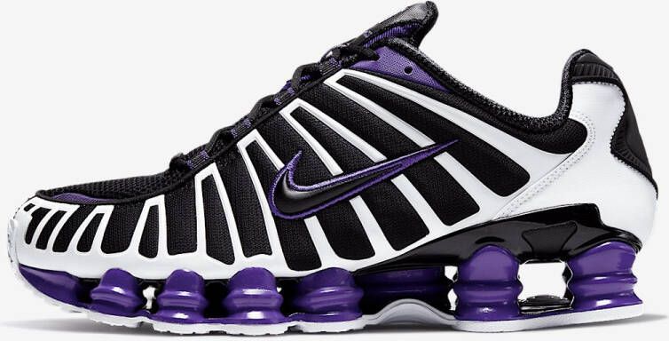 Nike Shox TL Black Court Purple White Sneakers Heren Doos Zonder Deksel