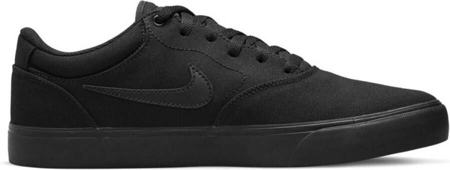 Nike SB Chron 2 Canvas Skateschoen Black Black Black Heren