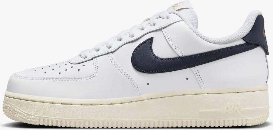 Nike Air Force 1 '07 Flyease \ White Vintage Sail Navy Sneakers