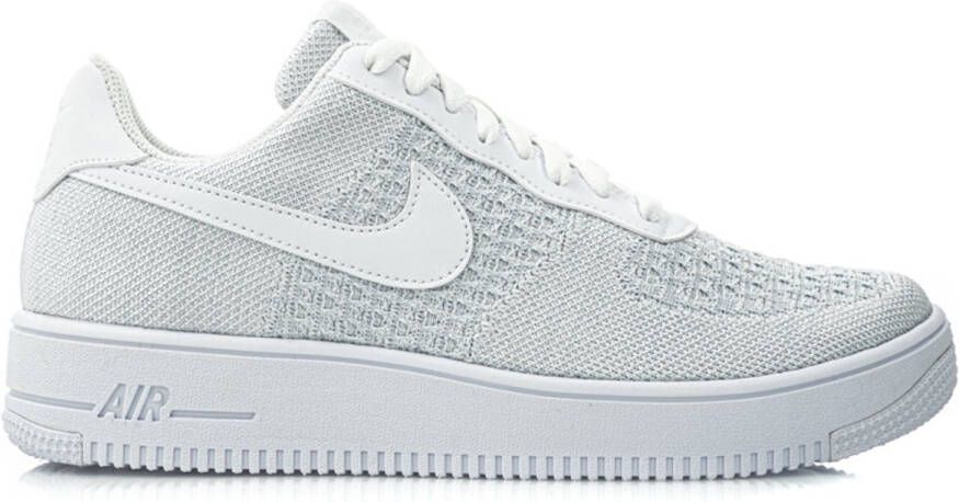 Nike Air Force 1 Flyknit 2.0 1 Schoenen white pure platinum maat: 45.5 beschikbare maaten:40.5 41 42.5 43 44.5 45.5 46