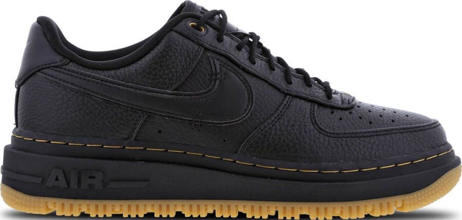 Nike Air Force 1 Luxe Basketball Schoenen black black bucktan gum yellow maat: 43 beschikbare maaten:41 42.5 43 45