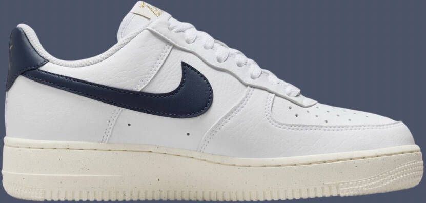 Nike Air Force 1 '07 Next Nature White Pale Ivory Metallic Gold Obsidian- White Pale Ivory Metallic Gold Obsidian