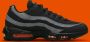 Nike Air Max 95 Zwart Grijs Oranje Sneakers - Thumbnail 1