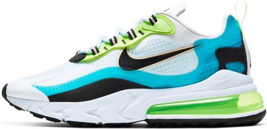 Nike Air Max 270 React Se Oracle Aqua Black Ghost Green Schoenmaat 40 1 2 Sneakers CT1265 300 - Foto 3
