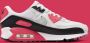 Nike Air Max 90 Wmns Aster Pink Sneakers Dames Wit Aster Pink Zwart Light Silver - Thumbnail 3
