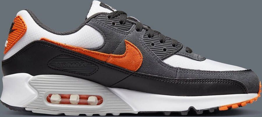 Nike Air Max 90 Sneakers Zwart Grijs Oranje - Foto 6