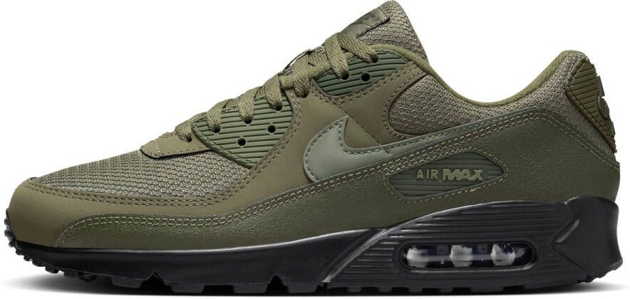 Nike Herenschoenen Air Max 90 Medium Olive Black Cargo Khaki- Heren Medium Olive Black Cargo Khaki - Foto 3