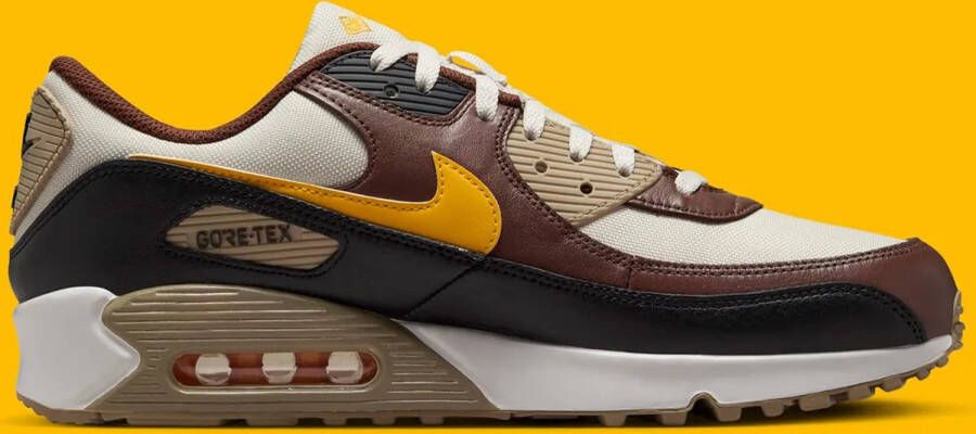 Nike Winterschoenen voor Air Max 90 GORE-TEX Cacao Wow Khaki Black Light Orewood Brown- Cacao Wow Khaki Black Light Orewood Brown