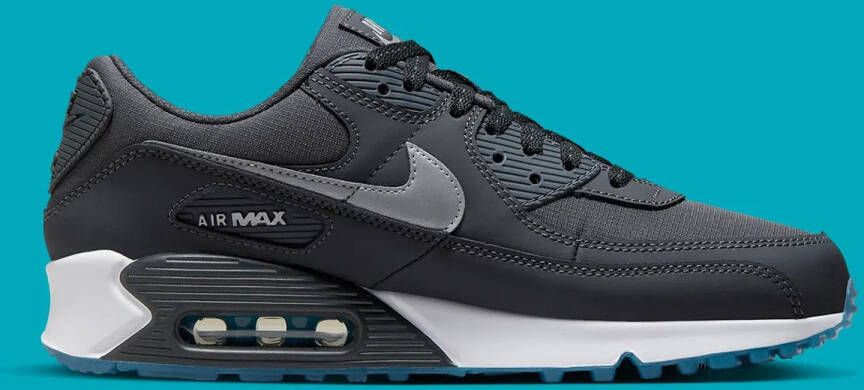 Nike Air Max 90 Anthracite Industrial Blue White Reflect Silver- Anthracite Industrial Blue White Reflect Silver