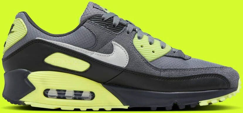 Nike Lage Sneakers Air Max 90 Smoke Grey Light Lemon Twist