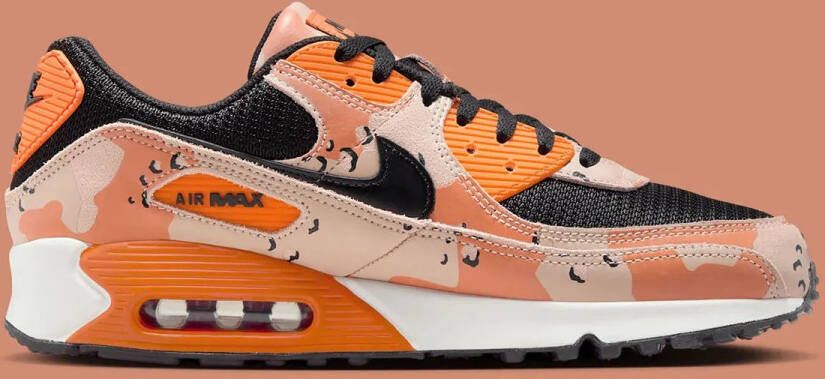 Nike Air max 90 PREMIUM Sneakers Safety Orange Mannen Doos zonder deksel