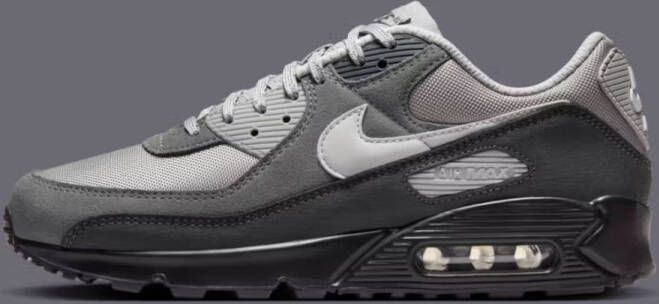 Nike Air Max 90 Grijs Zwart Sneakers Unisex Doos Zonder Deksel