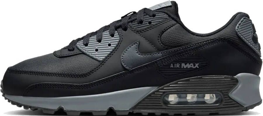 Nike Air Max 90 Black Cool Grey Metallic Silver Anthracite- Black Cool Grey Metallic Silver Anthracite
