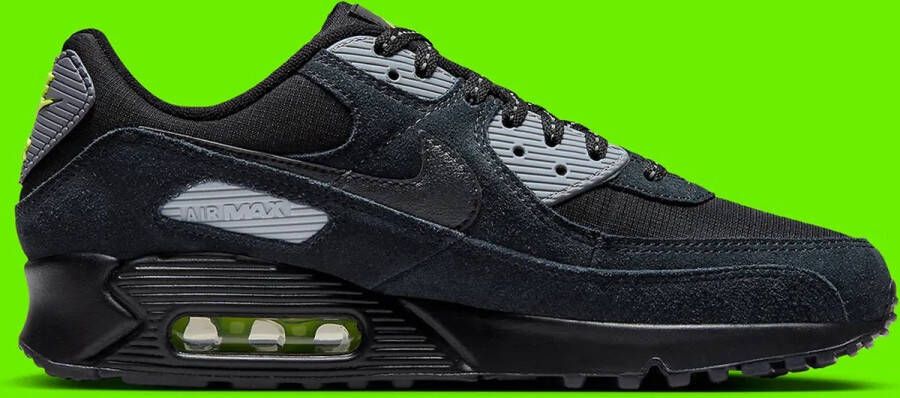 Nike Herenschoenen Air Max 90 Black Volt Cool Grey Black- Heren Black Volt Cool Grey Black
