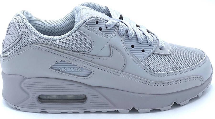 Nike Air Max 90 Heren Wolf Grey Black White Black- Heren Wolf Grey Black White Black - Foto 2