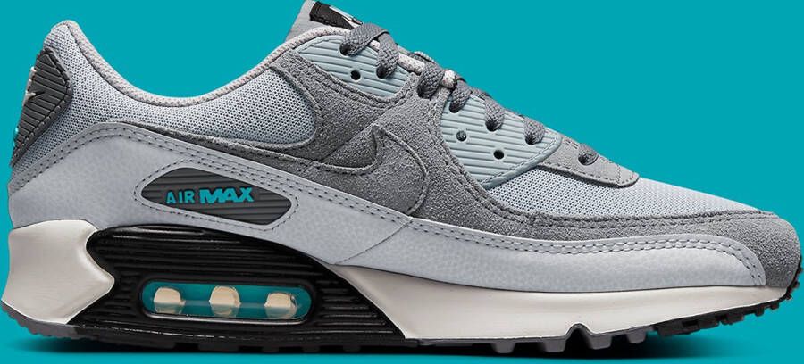 Nike Air Max 90 'Wolf Grey Chlorine Blue Heren Sneakers DM0029 - Foto 4