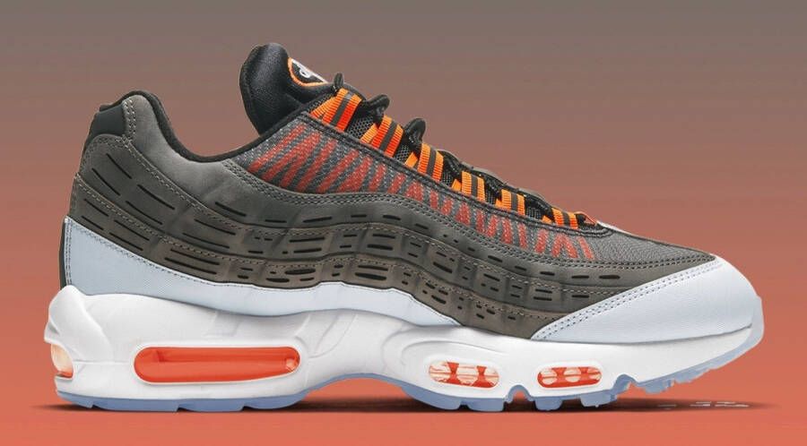 Nike Air max 95 Kim jones Sneakers Mannen Grijs Wit Oranje Wit - Foto 2