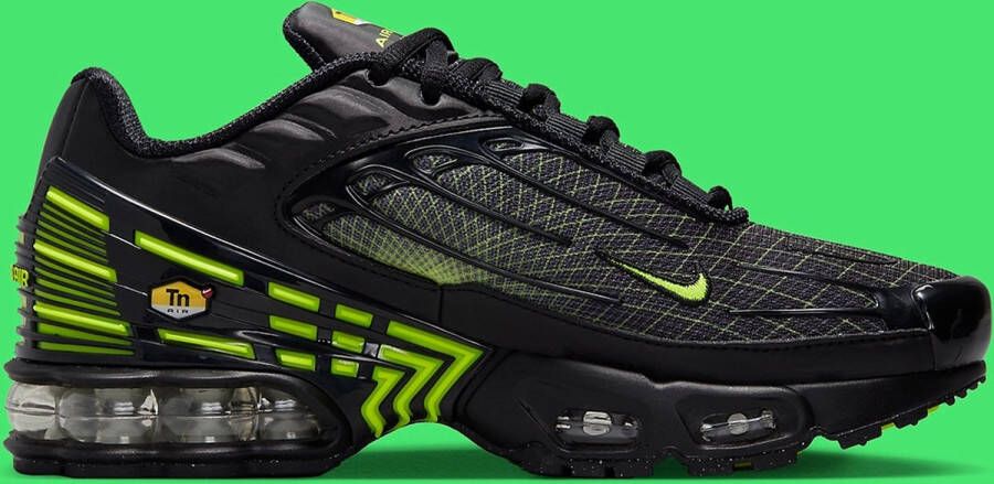 Nike Air Max Plus III (GS) Black Volt-Wolf Grey