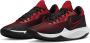 Nike precision 6 basketbalschoenen zwart rood heren - Thumbnail 1