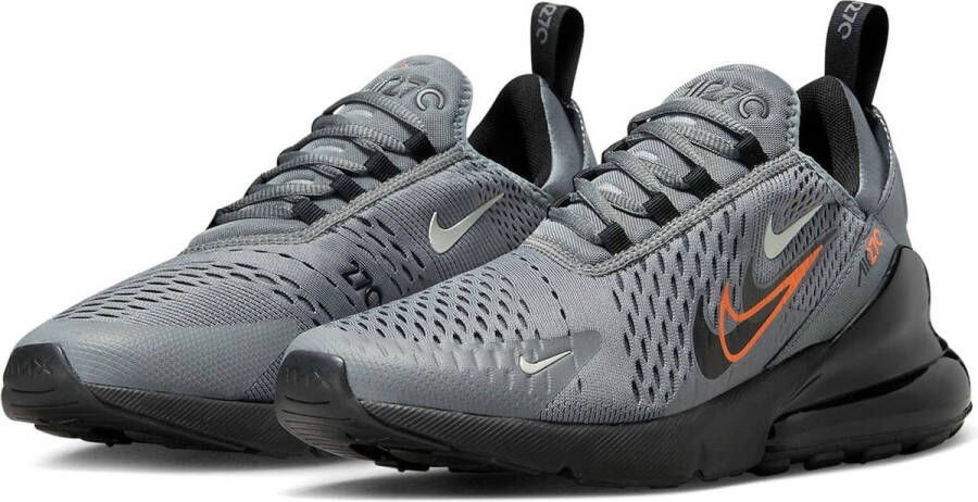 Nike Air Max 270 Running Schoenen smoke grey black bright mandarin maat: 44 beschikbare maaten:41 42 44 45