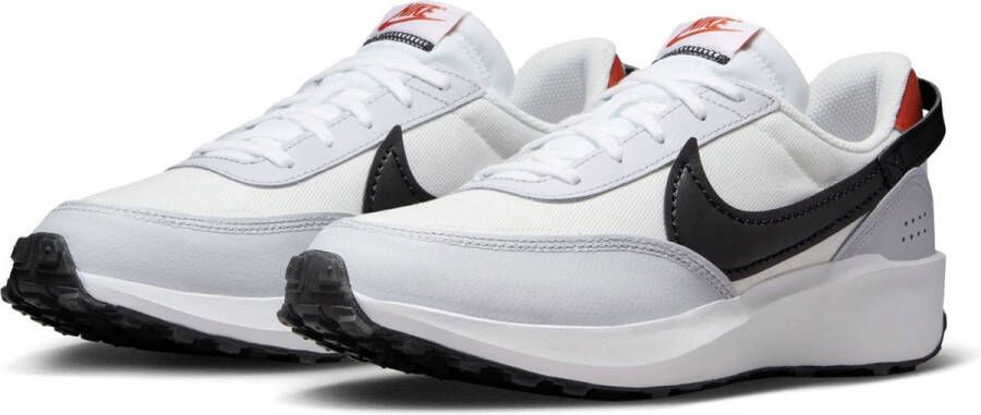 Nike waffle debut sneakers wit zwart heren