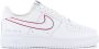 Nike Air Force 1 White University Red Noble Green Schoenmaat 42 1 2 Sneakers DQ0791 100 - Thumbnail 1