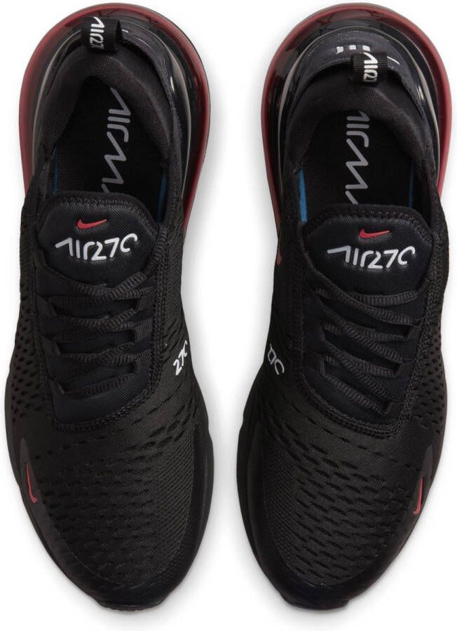 Nike Air Max 270 React Herenschoen Black White University Red- Heren Black White University Red - Foto 2