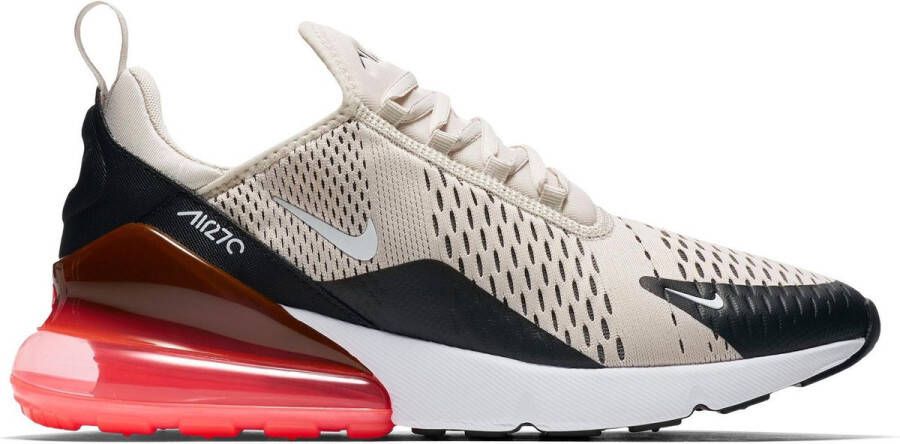 Nike Air Max 270 Men's Shoe Black Hot Punch White Light Bone- Heren Black Hot Punch White Light Bone