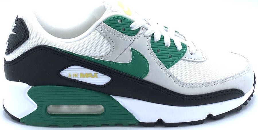 Nike Herenschoenen Air Max 90 White Black Malachite Malachite- Heren White Black Malachite Malachite