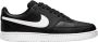 Nike Court Vision Low Sneakers Black White-Photon Dust - Thumbnail 33
